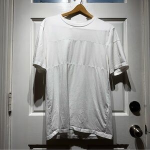 Helmut Lang White Short Sleeve Tee